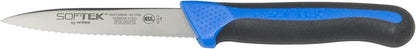 SofTek, 3.5" Serrated Paring Knives, Soft Grip Handle, 2Pcs/Pk