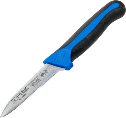 SofTek, 3.5" Serrated Paring Knives, Soft Grip Handle, 2Pcs/Pk