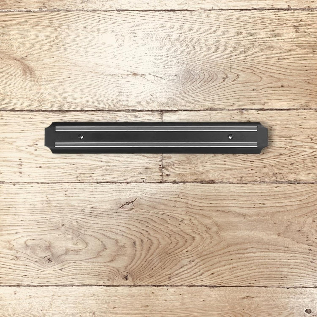 Magnetic Knife Strip| 15.9 Inch Wall Mounted Knife Holder| Modern Black Knife Display Case for Walls