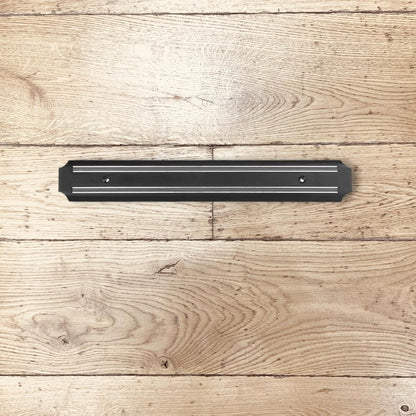 Magnetic Knife Strip| 15.9 Inch Wall Mounted Knife Holder| Modern Black Knife Display Case for Walls