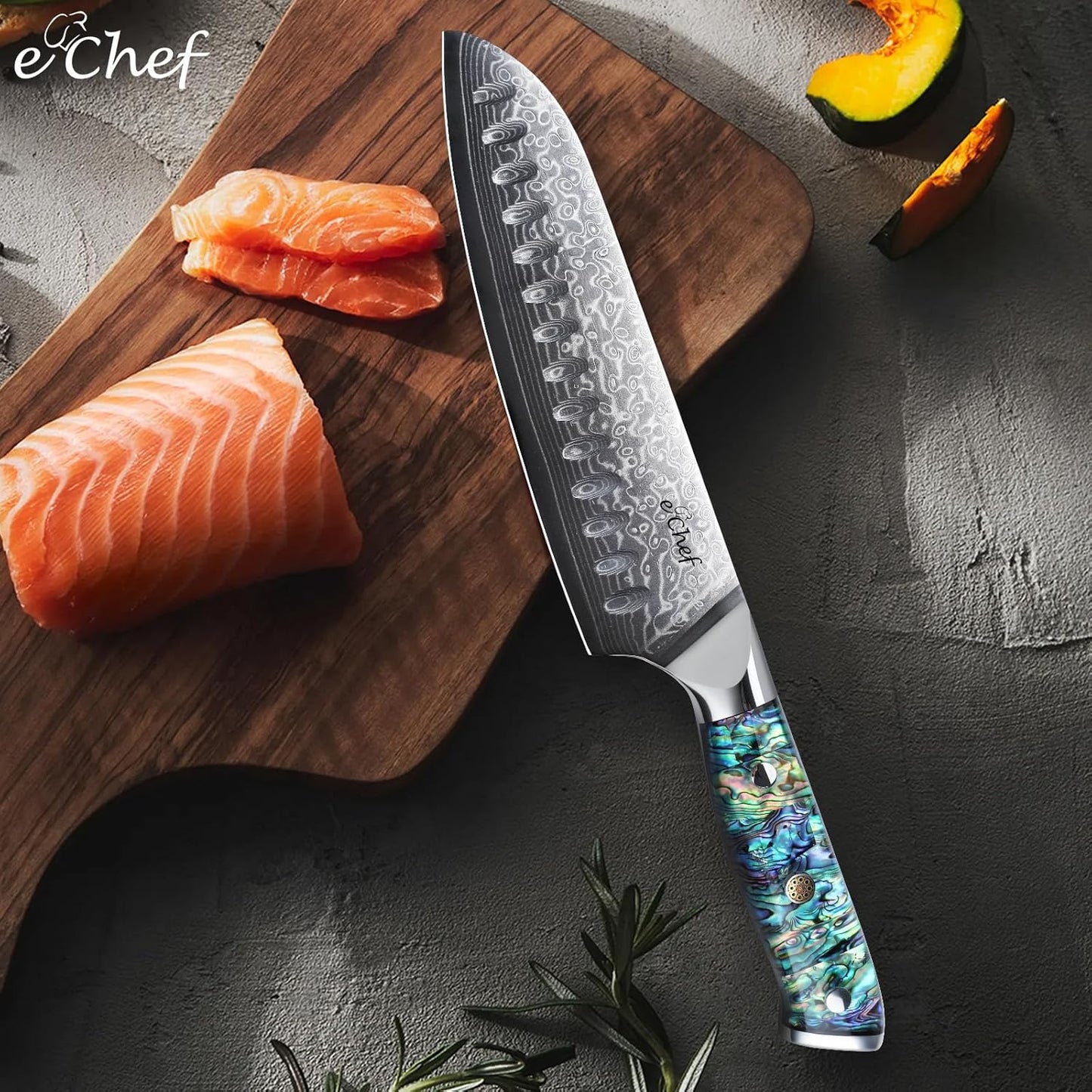 5-Inch Multifunctional Knife, 67-Layer Damascus VG-10 Steel, Abalone Handle, Sharp Knife for Fruits & Vegetables, Gift Box(5-inch utility knife)