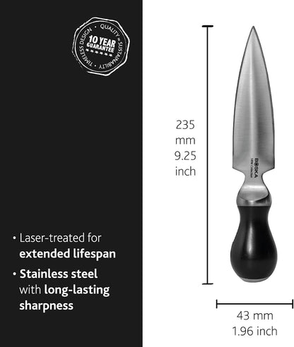 Cheese Scoring Knife Pro 90mm - Premium Quality - German Steel - 1896 Collection - for Hard Cheese Like Parmesan or Gouda - 1896 Collection