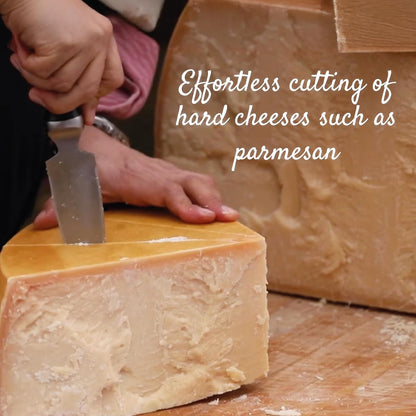 Cheese Scoring Knife Pro 90mm - Premium Quality - German Steel - 1896 Collection - for Hard Cheese Like Parmesan or Gouda - 1896 Collection