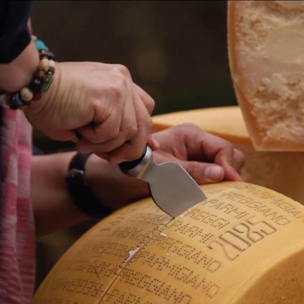 Cheese Scoring Knife Pro 90mm - Premium Quality - German Steel - 1896 Collection - for Hard Cheese Like Parmesan or Gouda - 1896 Collection