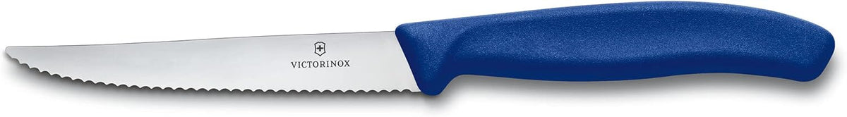 Steak Knife Swiss Classic Pointed tip 20cm in Blue, Stainless Steel, 30 x 5 x 5 cm