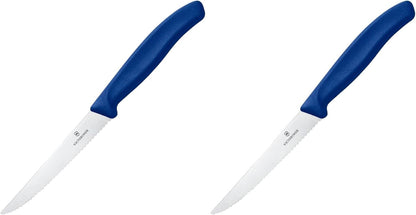 Steak Knife Swiss Classic Pointed tip 20cm in Blue, Stainless Steel, 30 x 5 x 5 cm