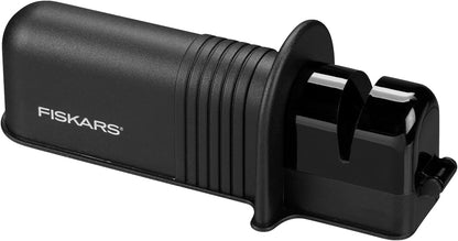 Axe and Knife Blade Sharpener - Outdoor and Backyard Tools - Black