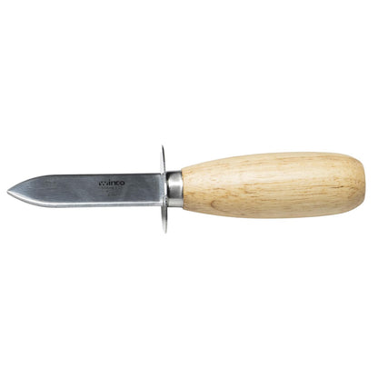 2 3/4" Tan Stainless Steel Oyster/Clam Knife