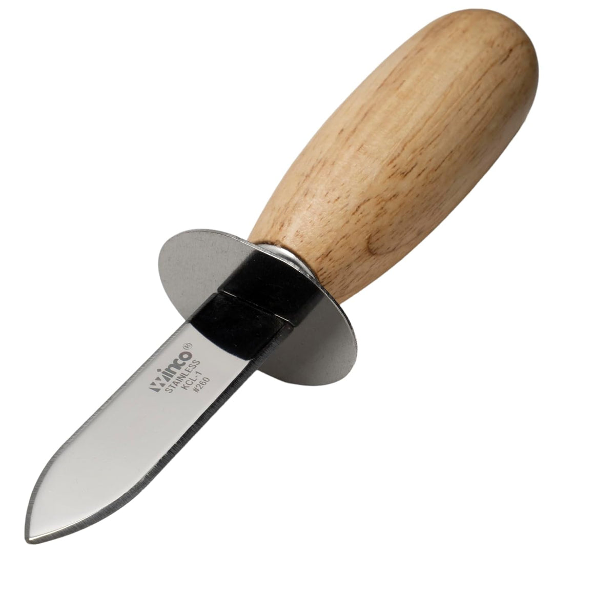 2 3/4" Tan Stainless Steel Oyster/Clam Knife