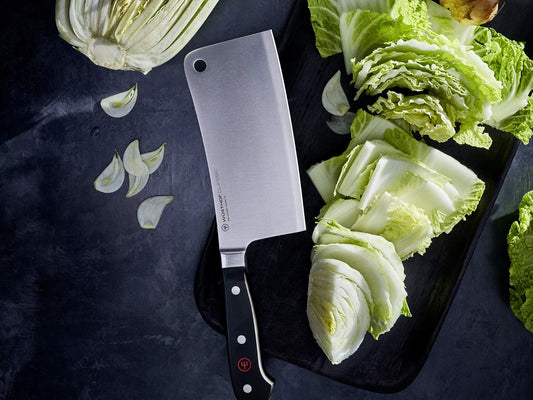 Wüsthof Classic 7" Asian Chef's Knife, Black