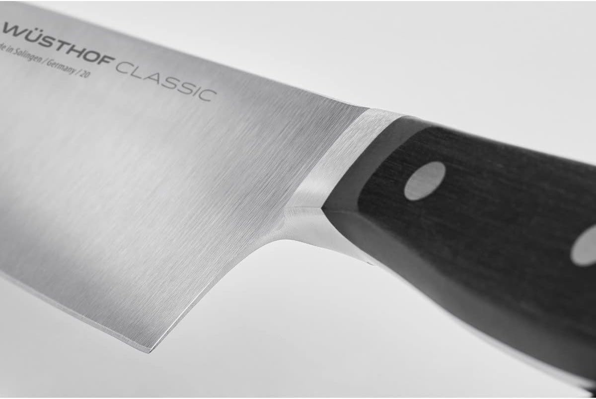 Wüsthof Classic 7" Asian Chef's Knife, Black
