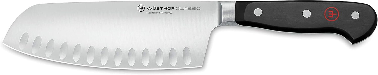 Wüsthof Classic 7" Asian Chef's Knife, Black