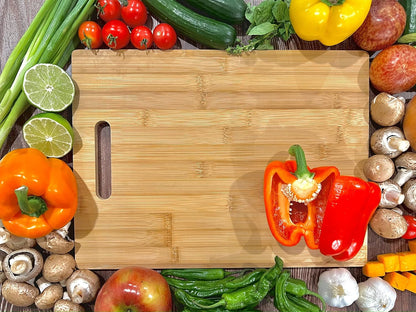 Set of 12, Bulk Wholesale Bamboo Cutting Boards – 15"x11" Large Blank Wood Charcuterie Trays, Grazing Platters for Home Decor, Party Use, Engraving Gifts, Epoxy Resin Art, or Rustic Wall Display