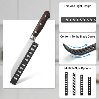 20pcs Knife Sheath Safety Knife Cover Sleeves Kitchen Universal Blade Covers Knives Edge Guards Blade Protector for Bread Carving Utility Paring Knives Safe Storage 6.5'' 7.3'' 8.1'' 8.3''