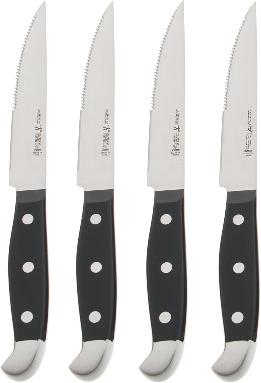 Statement Razor-Sharp Steak Knife Set of 4, German Engineered Informed by 100+ Years of Mastery