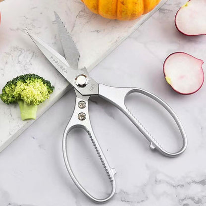 Kitchen Scissors for Food, Heavy Duty Poultry Shears for Chicken, Turkey, Fish & Vegetables, Multi-Purpose Stainless Steel Cooking Scissors, Dishwasher Safe