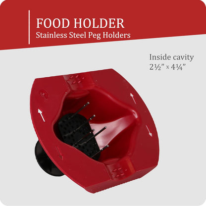 Borner by Reston Lloyd Food Safety Holder for Mandoline Slicers, Cutters & Graters, Protective Finger Guard for Safe Slicing & Grating, Made in Germany, Purple