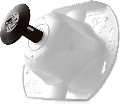 Borner by Reston Lloyd Food Safety Holder for Mandoline Slicers, Cutters & Graters, Protective Finger Guard for Safe Slicing & Grating, Made in Germany, Purple