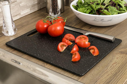 Superboard Pastry Board and Cutting Boards, Set of Two, Midnight Granite Color