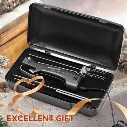 Electric Knife - Carving Knife Set, Black Ergonomic Handle Electric Knifes Cutting 2000 Times/Minute with 60-inch Power Cord, for Meat, Poultry, Bread, Brisket Slicing, Thanksgiving and Christmas Gift