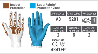 FireFighter Extrication-Rescue Impact Safety Gloves | EXT Rescue Series