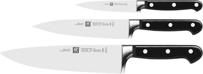 Professional S J.A Henckels 3 Piece Knives Set, Black/Stainless Steel (35602-000-0)