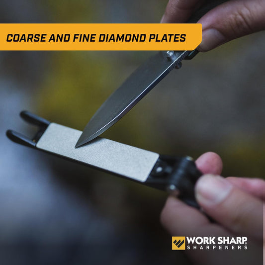 Folding Field Sharpener for Knives and Tools - Compact Portable Knife Edge Maintenance Gear For Tradesmen Craftsmen & Outdoor Professionals