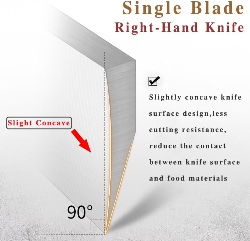 8-inch Japanese Deba Knife Kitchen Knife Cooking Knife Baking Chef Knife Sushi Knife Stainless Steel Professional Heavy Duty Knife for Fish, Ultra Sharp Japanese Carbon Steel Blade, AS SHOW