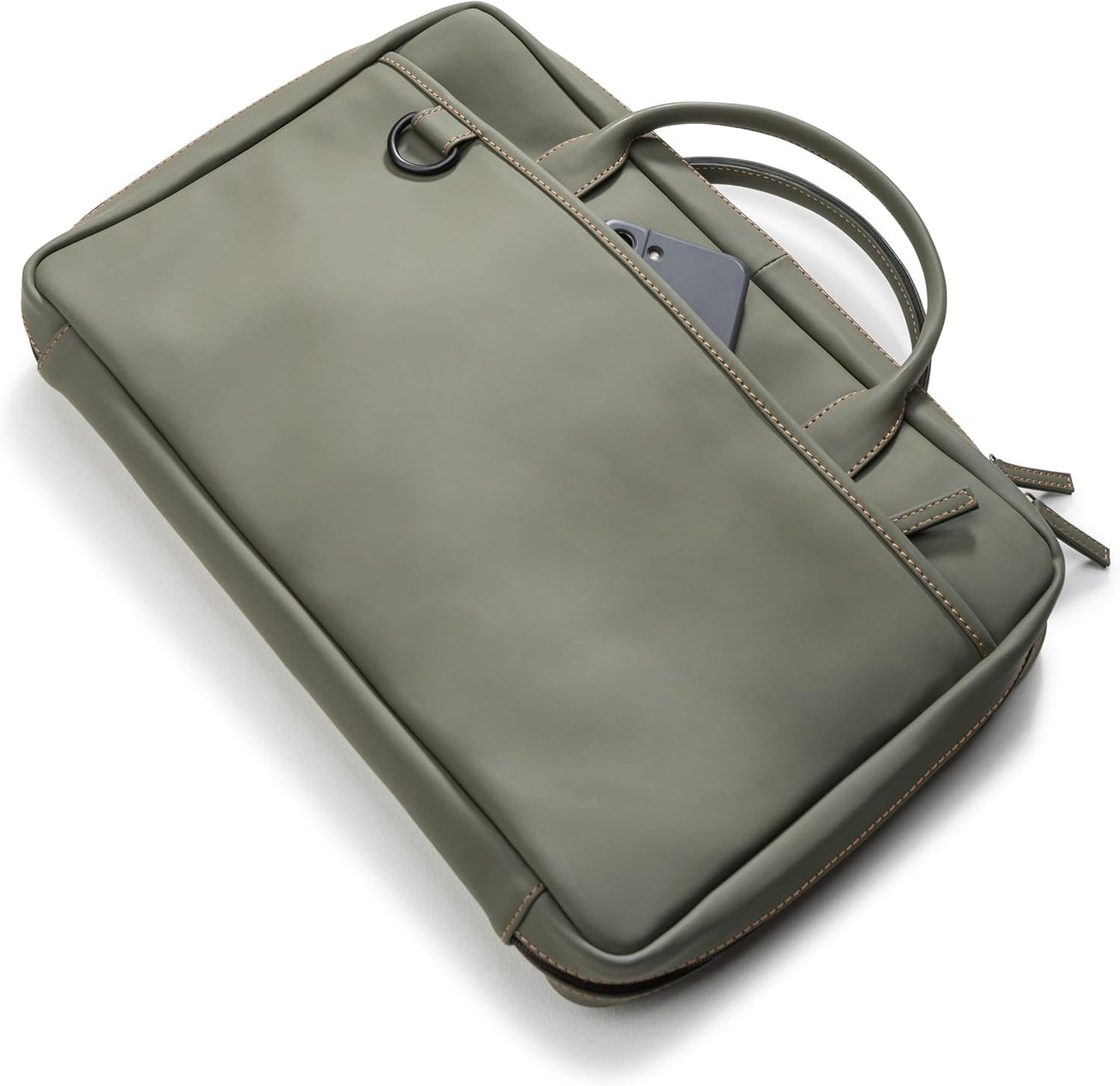 XXL premium knife case - extra large knife bag with extras and laptop compartment | water-repellent cooking bag Nelson (Olive-Green)