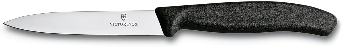 4-Inch Swiss Classic Paring Knife with Straight Blade, Spear Point, Red