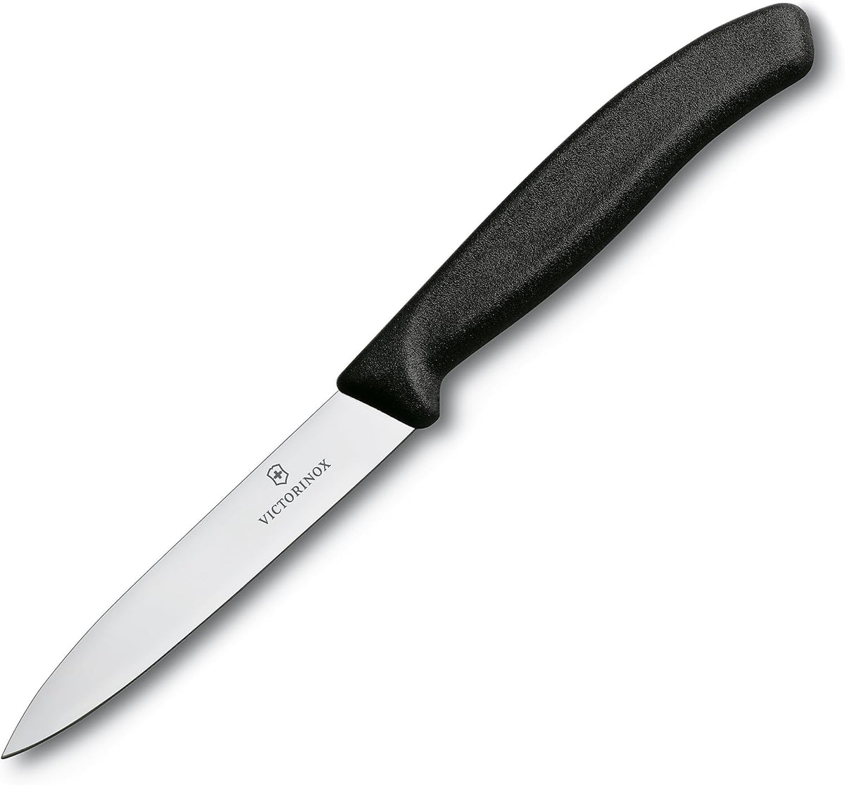 4-Inch Swiss Classic Paring Knife with Straight Blade, Spear Point, Red
