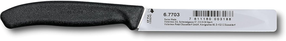 4-Inch Swiss Classic Paring Knife with Straight Blade, Spear Point, Red
