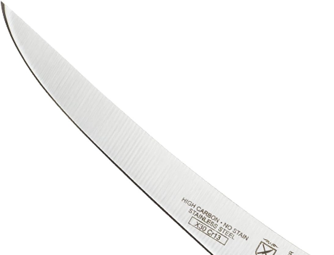 Millennia Color Handle Cutlery 6" Curved Boning Knife Red - Colors A
