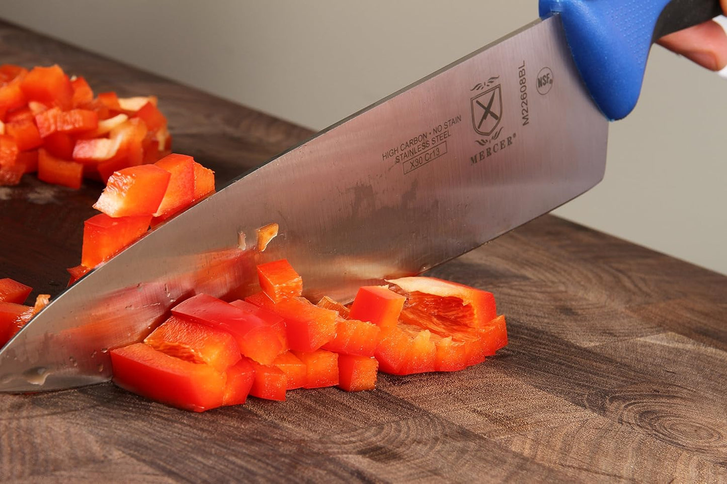 Millennia Color Handle Cutlery 6" Curved Boning Knife Red - Colors A