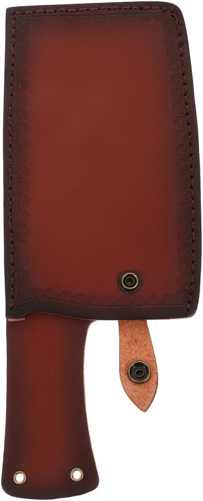 Artificial Leather Cleaver Knife Cover Boning Knife Sheath Protective Sleeve for Kitchen Storage Lightweight Portable Cutter Protector 11.41 X 4.52 X 0.39 in 1 Piece