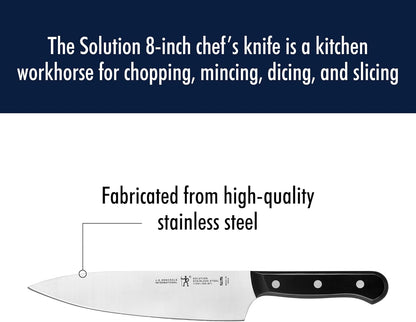 Solution Razor-Sharp 8-inch Chef Knife, German Engineered Informed by 100+ Years of Mastery