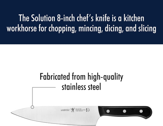 Solution Razor-Sharp 8-inch Chef Knife, German Engineered Informed by 100+ Years of Mastery