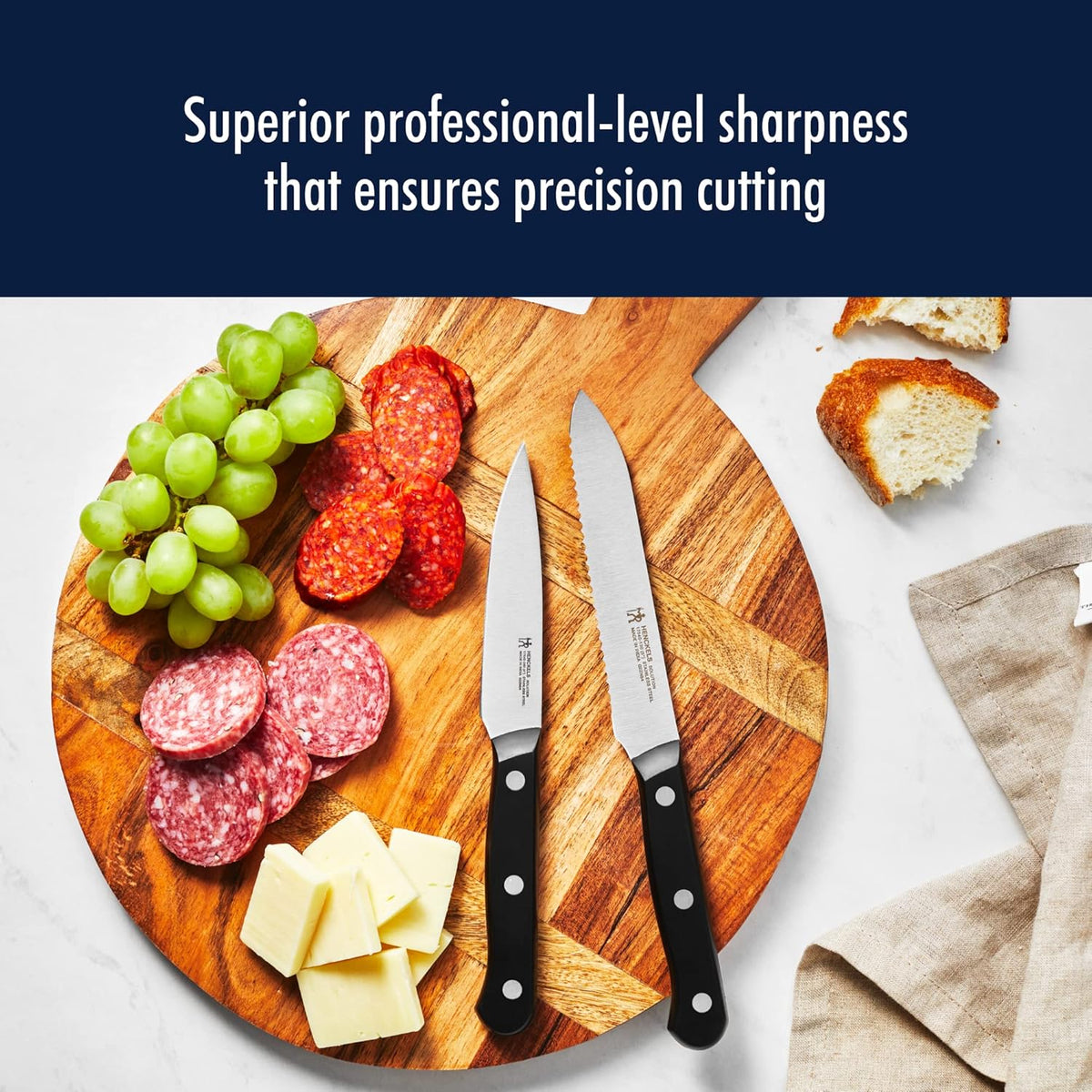 Solution Razor-Sharp 8-inch Chef Knife, German Engineered Informed by 100+ Years of Mastery
