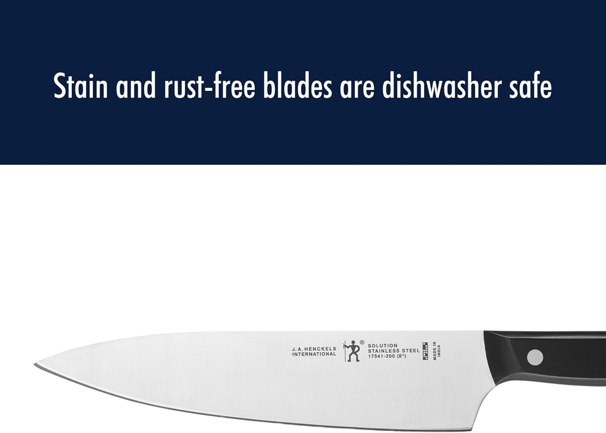 Solution Razor-Sharp 8-inch Chef Knife, German Engineered Informed by 100+ Years of Mastery