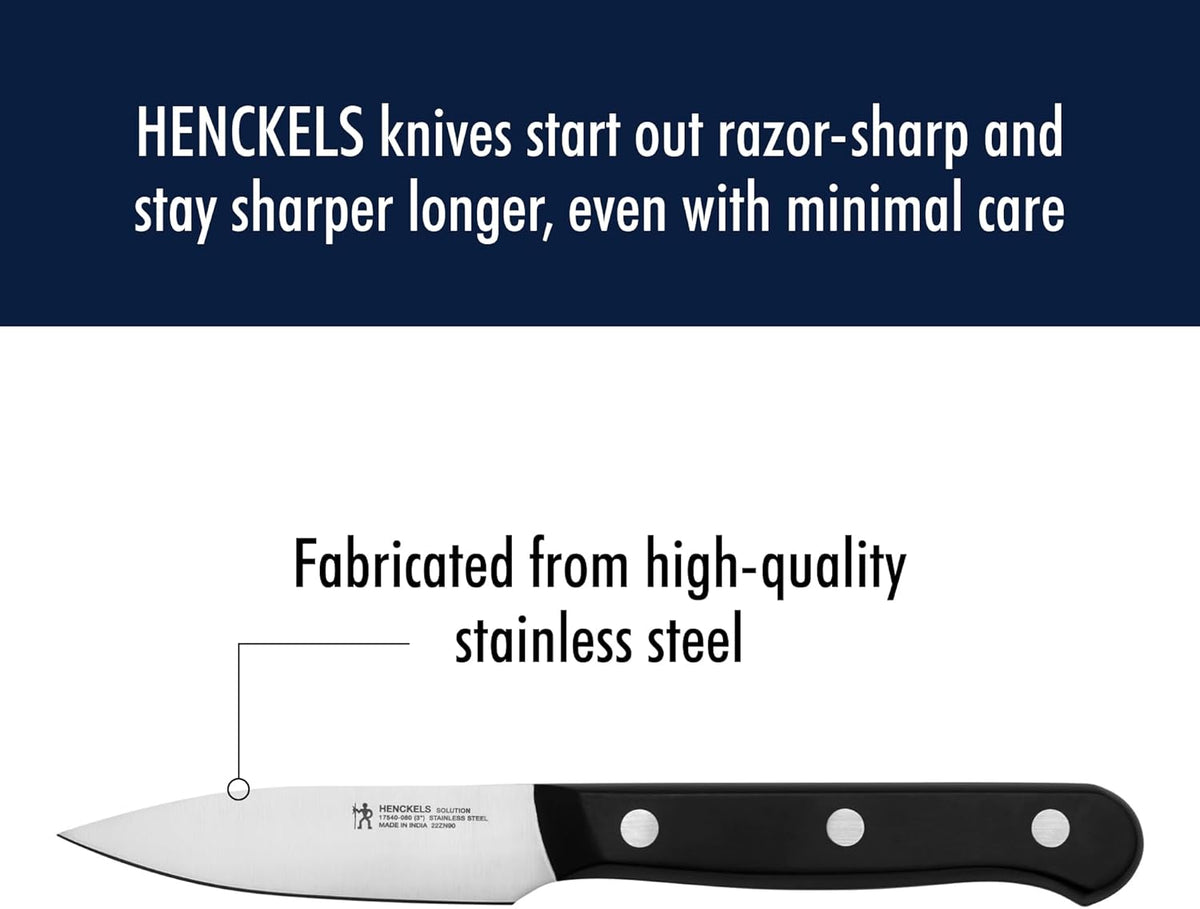 Solution Razor-Sharp 8-inch Chef Knife, German Engineered Informed by 100+ Years of Mastery