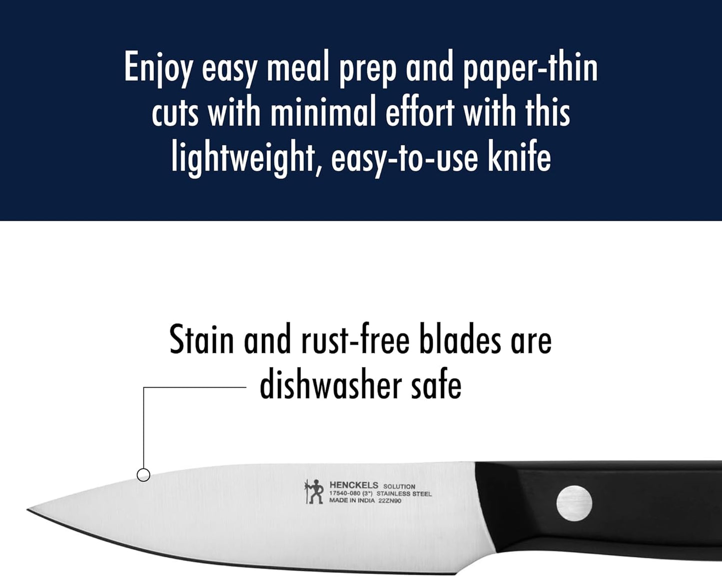 Solution Razor-Sharp 8-inch Chef Knife, German Engineered Informed by 100+ Years of Mastery