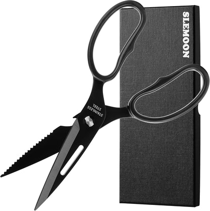 Heavy Duty Poultry Shears That Come Apart, All Purpose Kitchen Shears for Food,3Cr14 Fully Forged Stainless Steel Sharp Blades for Chicken,Meat,Seafood,Herbs Kitchen Scissors, Large, Natural
