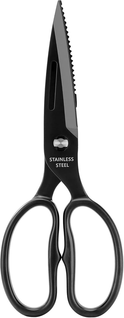 Heavy Duty Poultry Shears That Come Apart, All Purpose Kitchen Shears for Food,3Cr14 Fully Forged Stainless Steel Sharp Blades for Chicken,Meat,Seafood,Herbs Kitchen Scissors, Large, Natural