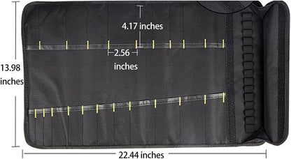 Chef 22 Slots Knife Roll Bag Knife Bag (BLUE)