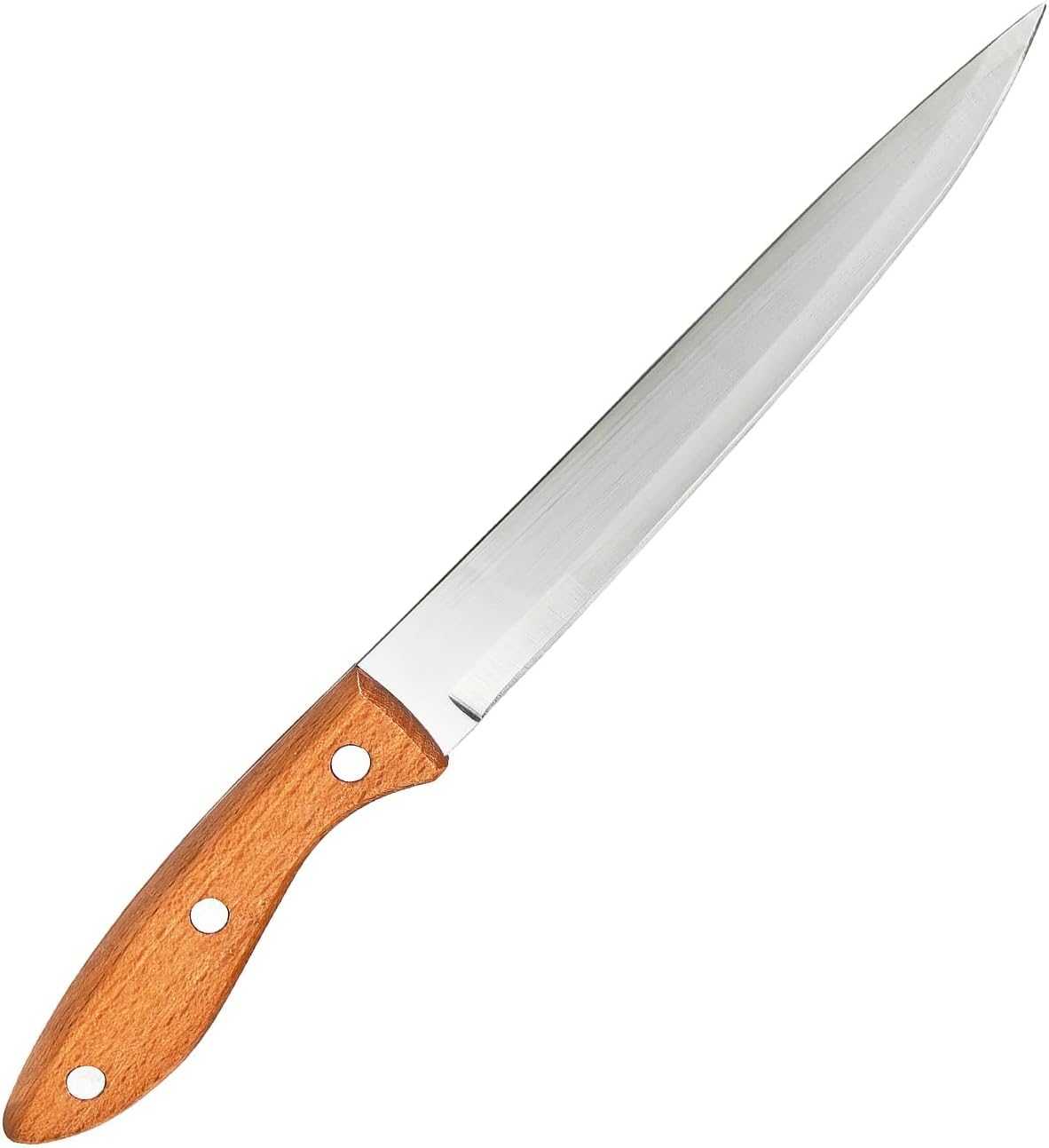 Paring Knife Peeling Fruit Vegetable Cutting Meat Slicing Kitchen Knives Stainless Steel Ultra Sharp Blade Wooden Ergonomic Handle