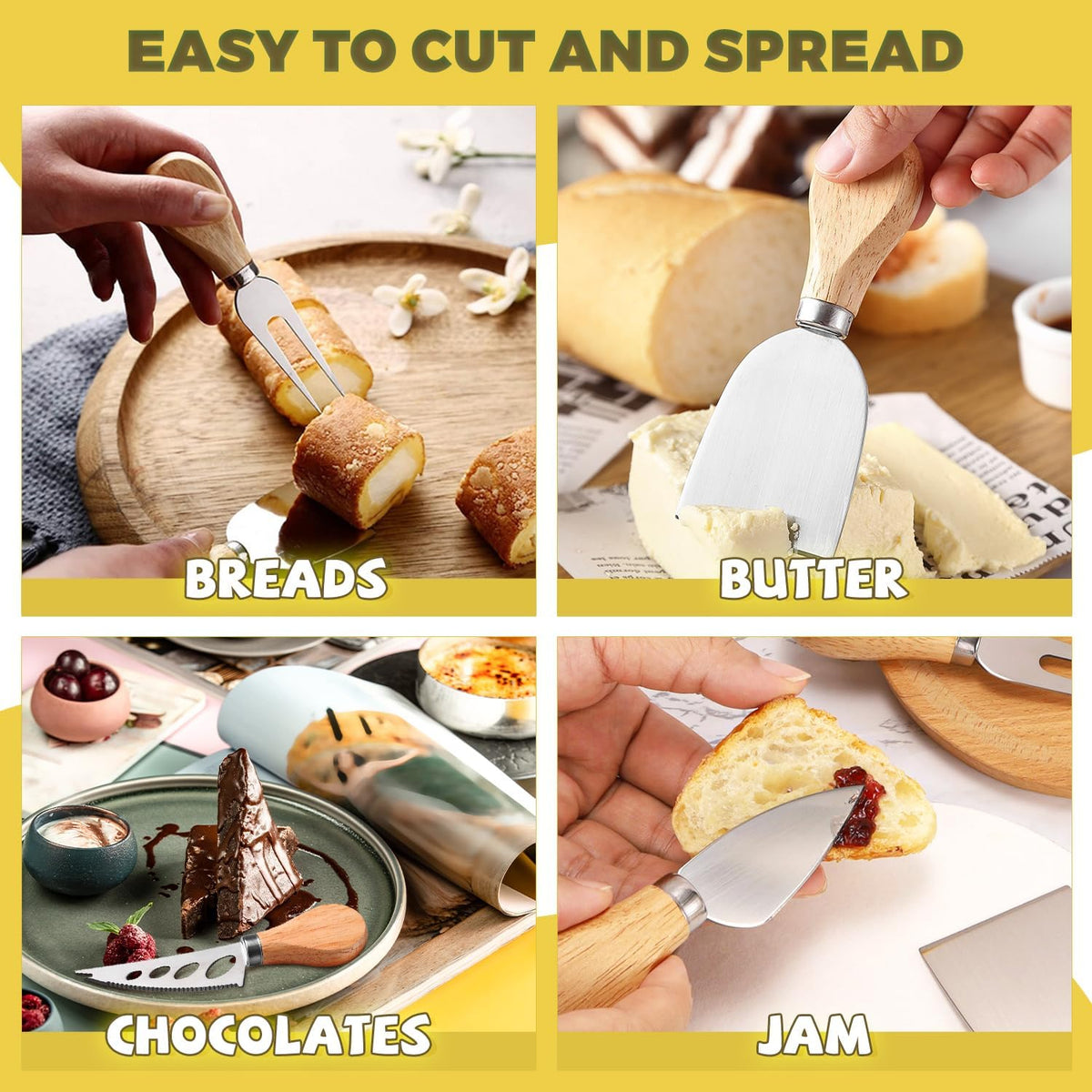 Charcuterie Boards Accessories Gold Charcuterie Utensils Cheese Butter Spreader Knife Set Small Serving Tongs Forks and Spoons Dipping Bowls Honey Dippers Toothpick Flags for Party Platter Making