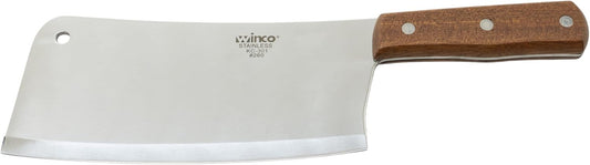 8" Heavy Duty Chinese Cleaver with Wooden Handle, 3-1/2″