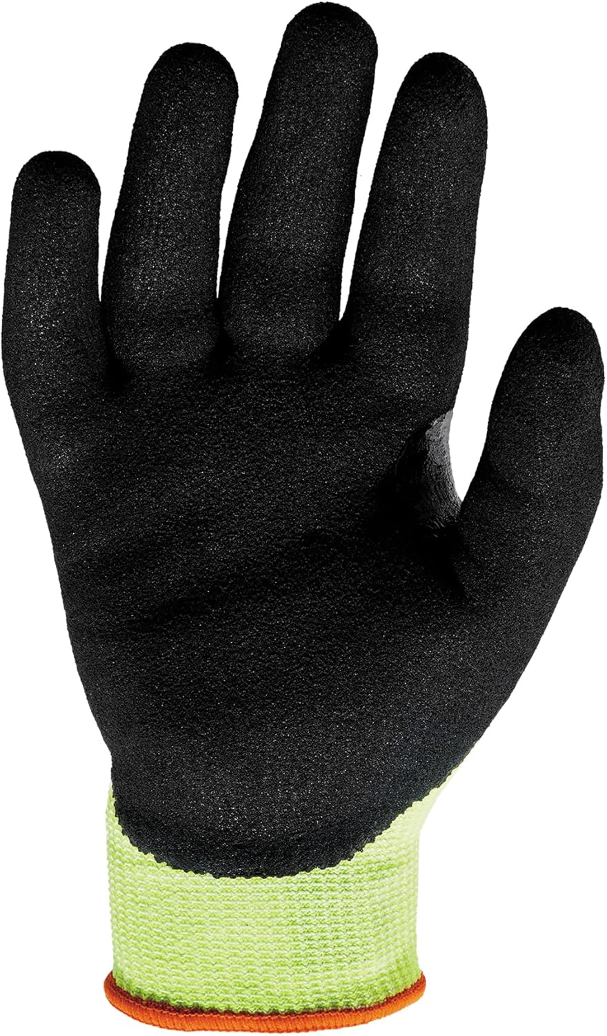 Cut Resistant Gloves, Cut Level 4, Nitrile Coated Palm for Grip, Hi Vis, ProFlex 7041 Lime, Large