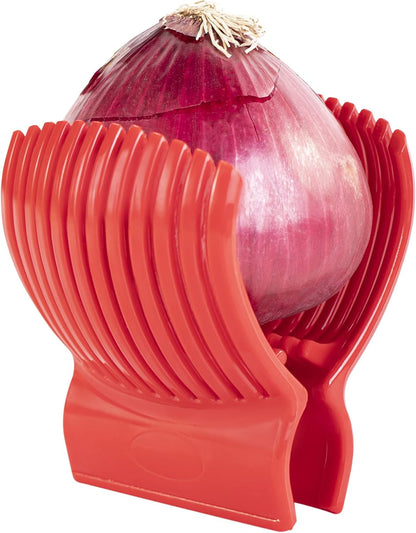Tomato Slicer Holder Kit Tool Cutting Guide Onion Potato Pepper Prep