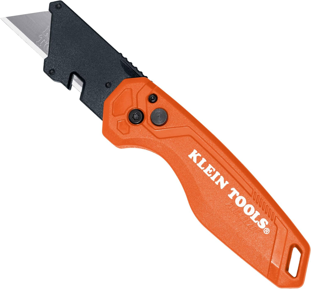 44307 FLICKBLADE Folding Utility Knife, Subcompact Design with Quick-Change Triple-Ground Carbon Steel Blade, Dual Locking Positions, and Pocket Clip